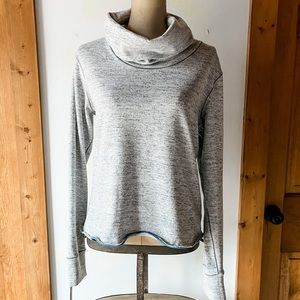 Kuhl Cowl Neck Grey Pullover Sweatshirt Sweater